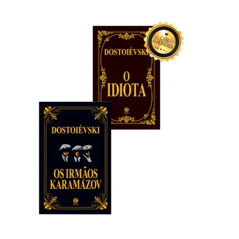 GRANDES OBRAS DOSTOIÉVSKI - EDIÇÃO DE LUXO ALMOFADA - 2 LIVROS