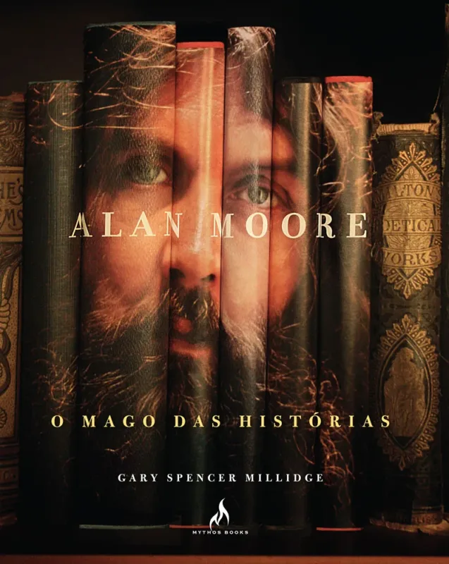 PRÉ-VENDA ALAN MOORE - O MAGO DOS QUADRINHOS - CAPA BROCHURA (OUTUBRO/NOVEMBRO 2026)