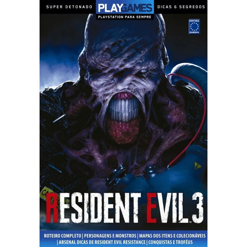 Livro - Super Detonado Game Master Dicas e Segredos - Resident Evil 3 Livro - Super Detonado Dicas e Segredos - Resident Evil 3