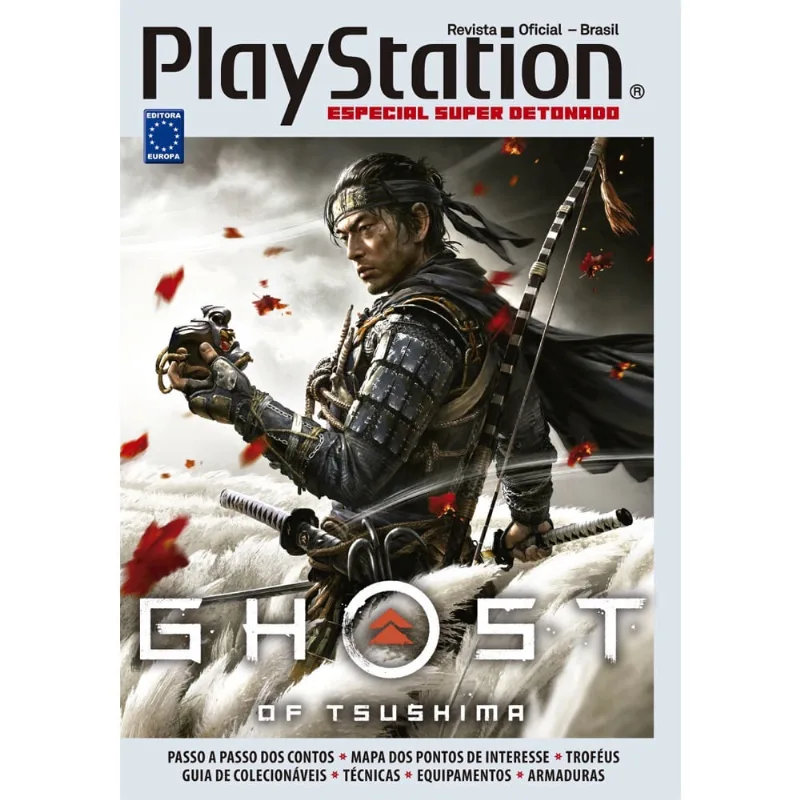 Livro - Especial Super Detonado PlayStation - Ghost of Tsushima