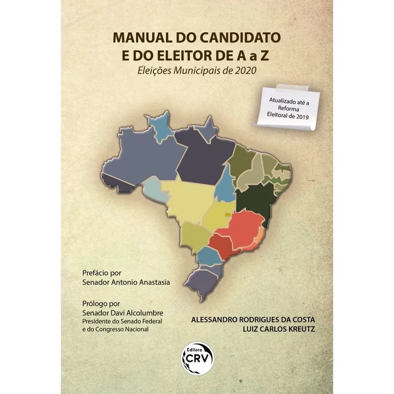 Livro - Manual do candidato e do eleitor de a a z eleições municipais de 2020