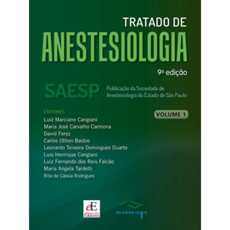 TRATADO DE ANESTESIOLOGIA SAESP