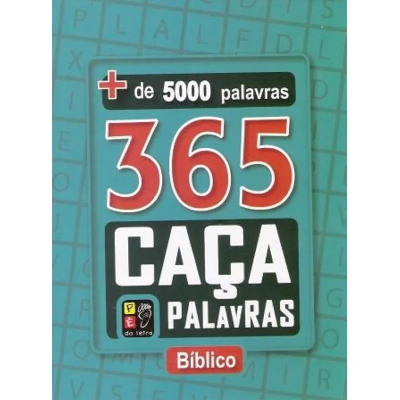Livro De Atividades 365 Caça Palavras Bíblico - Pé Da Letra