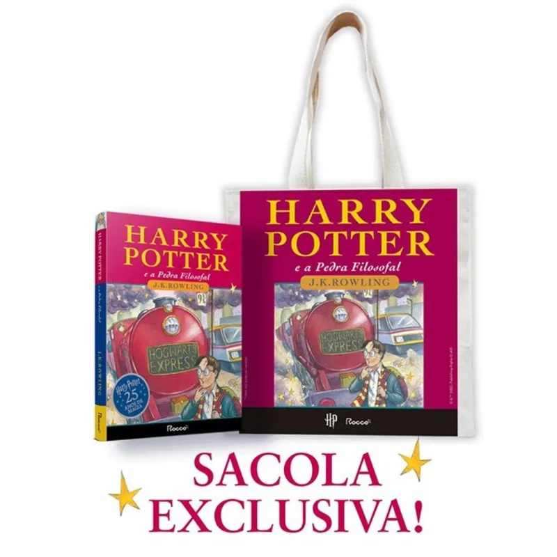 HARRY POTTER E A PEDRA FILOSOFAL - EDIÇÃO COMEMORATIVA DE 25 ANOS + BRINDE