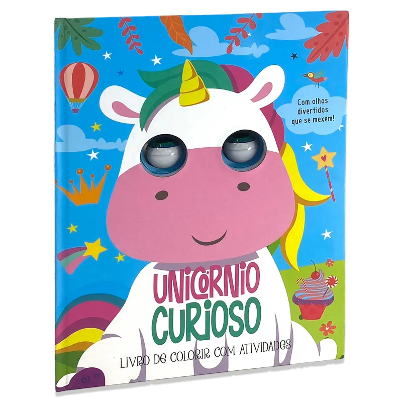 Unicornio Curioso Um Livro De Colorir Com Atividades (de 5 A 7)