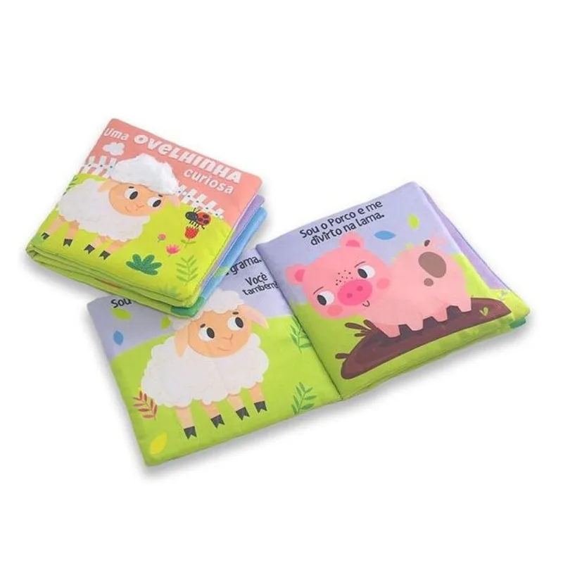 UMA OVELHINHA CURIOSA:LIVRO DE PANO