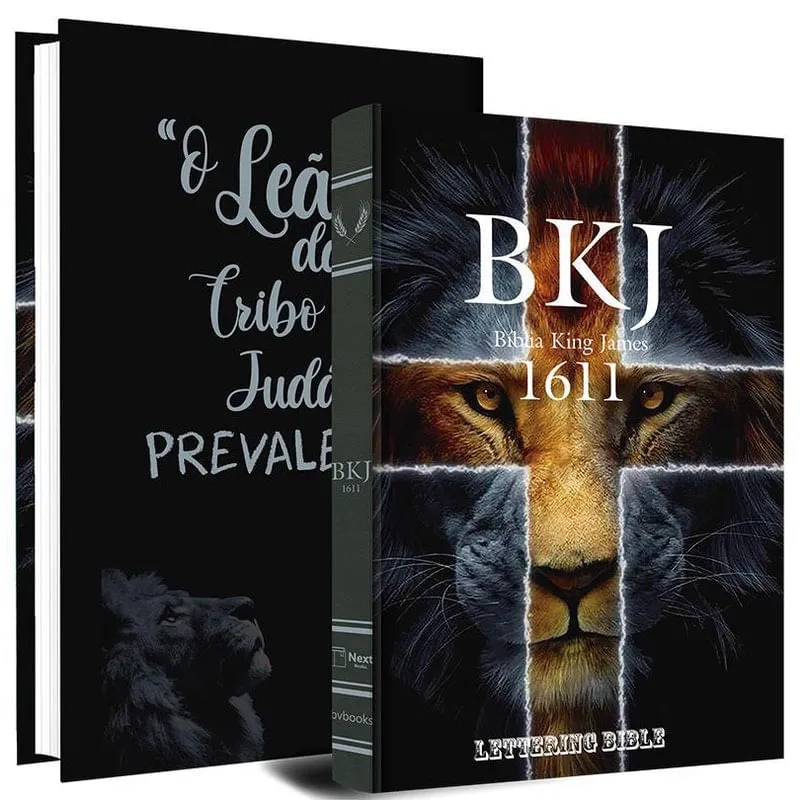 Bíblia Bkj 1611 Ultrafina Lettering Bible | Leão