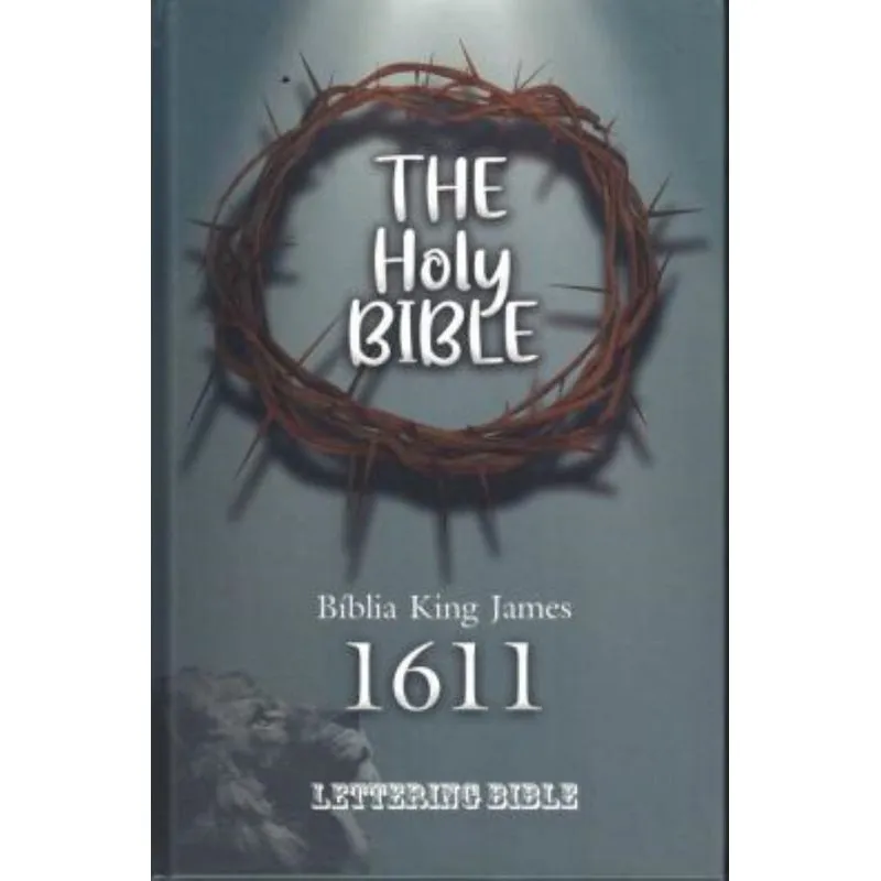 Biblia King James 1611 Ultrafina Lettering Bible - Coroa De Espinhos