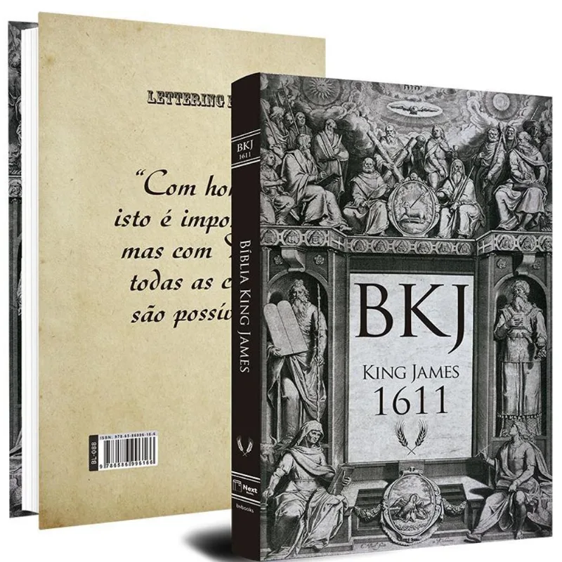 Bíblia Bkj 1611 Ultrafina Lettering Bible | Retrô 1611