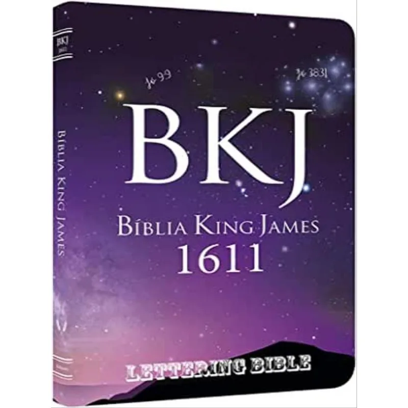 BÍBLIA ULTRA FINA LETTERING BIBLE - UNIVERSO