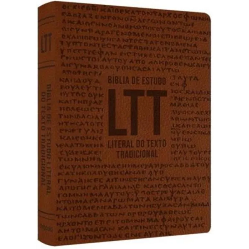 Biblia De Estudo Ltt - Biblia Literal Do Texto Tradicional - Marrom