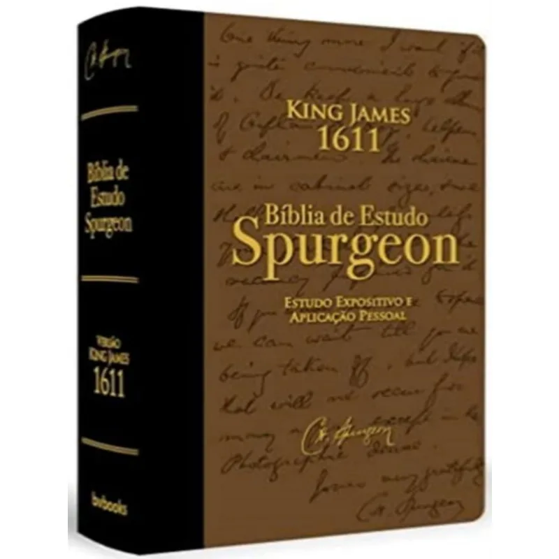 Biblia King James Fiel 1611 Fiel Estudo Spurgeon Marrompreto Pu Importado