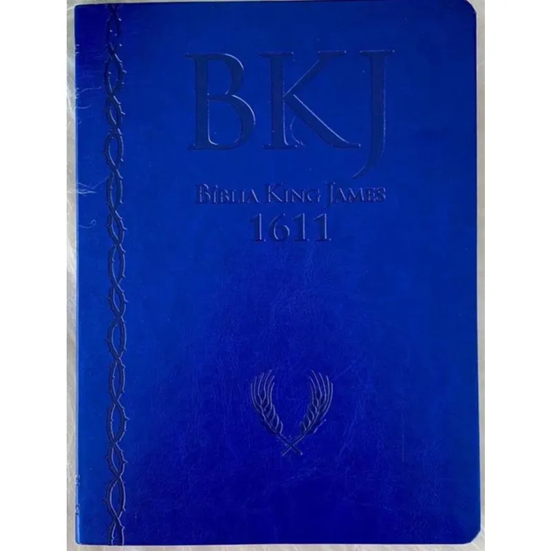 Biblia Bkj1611 Ultrafina Ampliada - Azul
