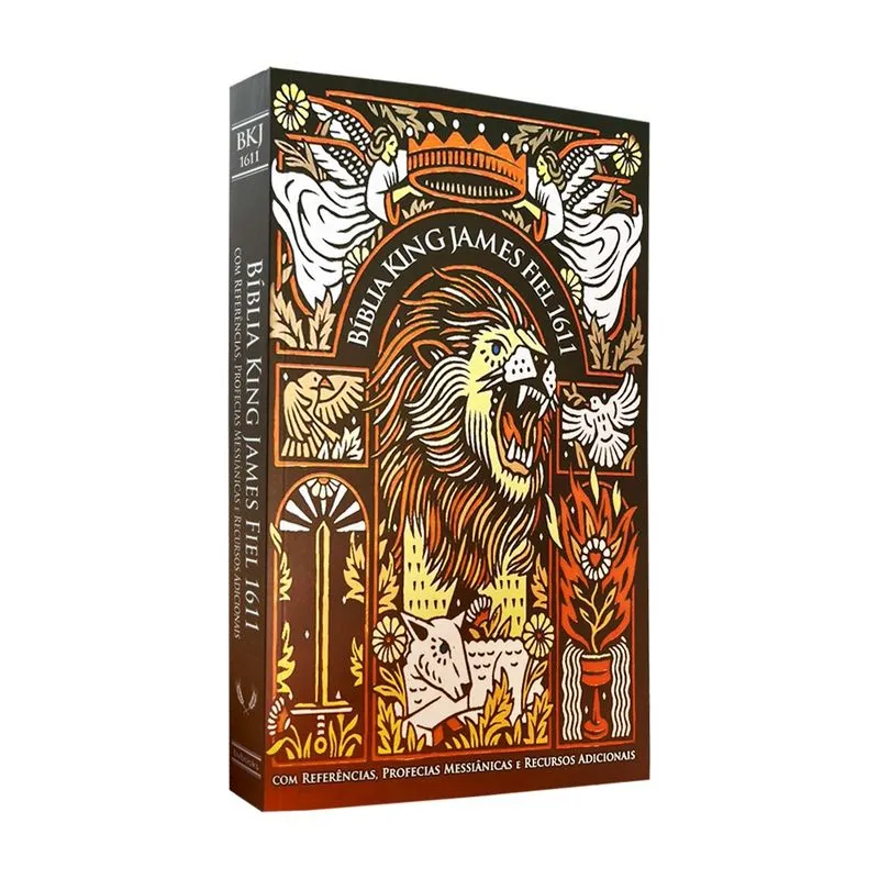 Biblia bkj 1611 Evangelismo Letra normal Brochura Leão Rei