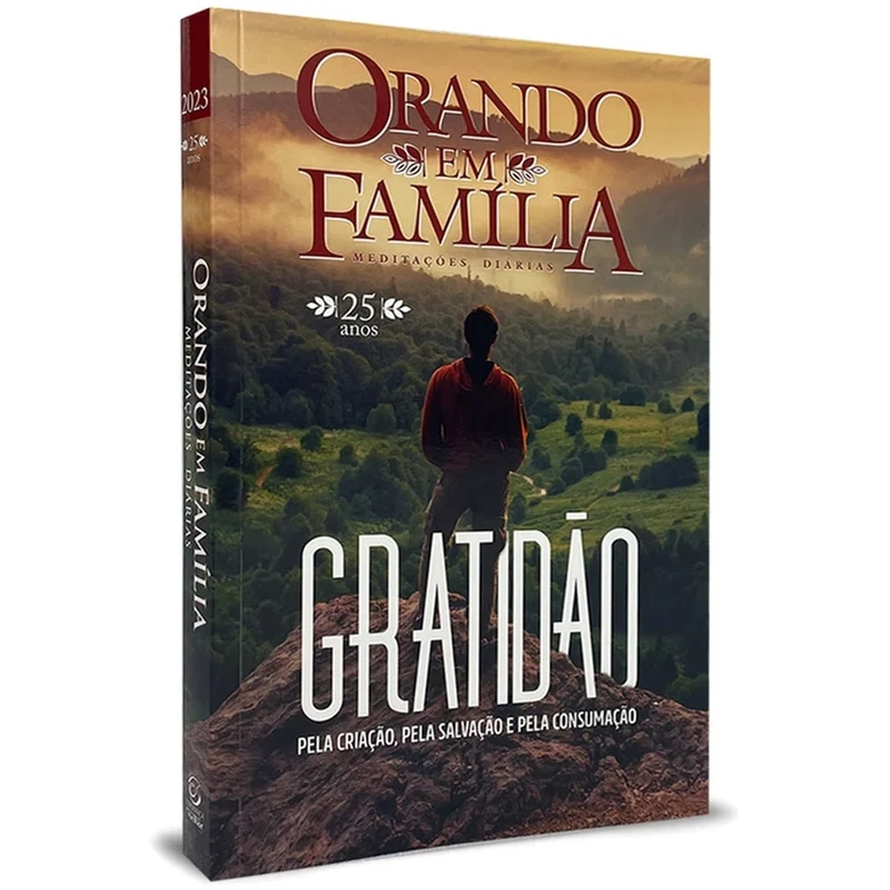 Orando em Família | Grande | Capa Brochura Gratidão