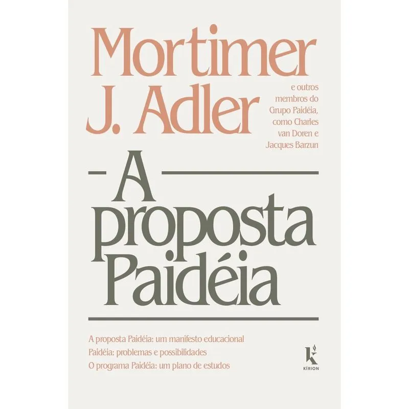 A proposta Paidéia (Mortimer j. Adler)