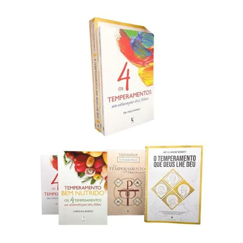 KIT OS 4 TEMPERAMENTOS (4 LIVROS)
