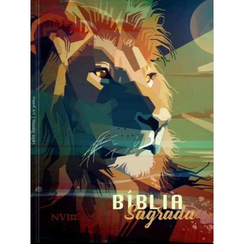 BÍBLIA SAGRADA NVI- LEÃO COLORIDO