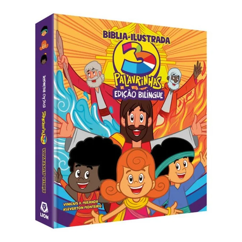 BÍBLIA ILUSTRADA 3 PALAVRINHAS - EDIÇÃO BILÍNGUE