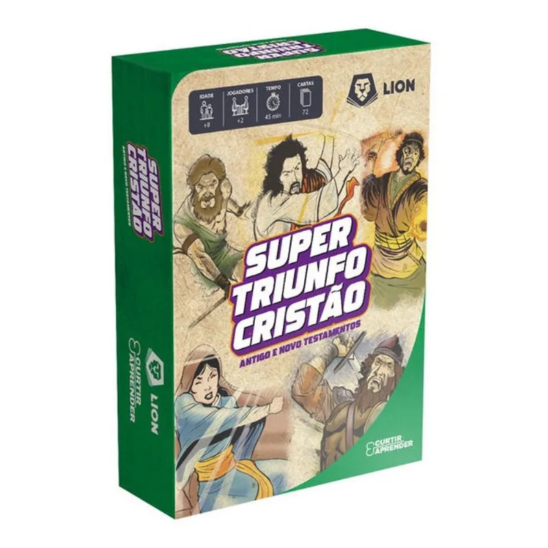 SUPER TRIUNFO CRISTÃO (AT E NT) - JOGO DE CARTA + LIVRETO
