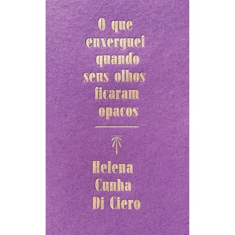 O QUE ENXERGUEI QUANDO SEUS OLHOS FICARAM OPACOS