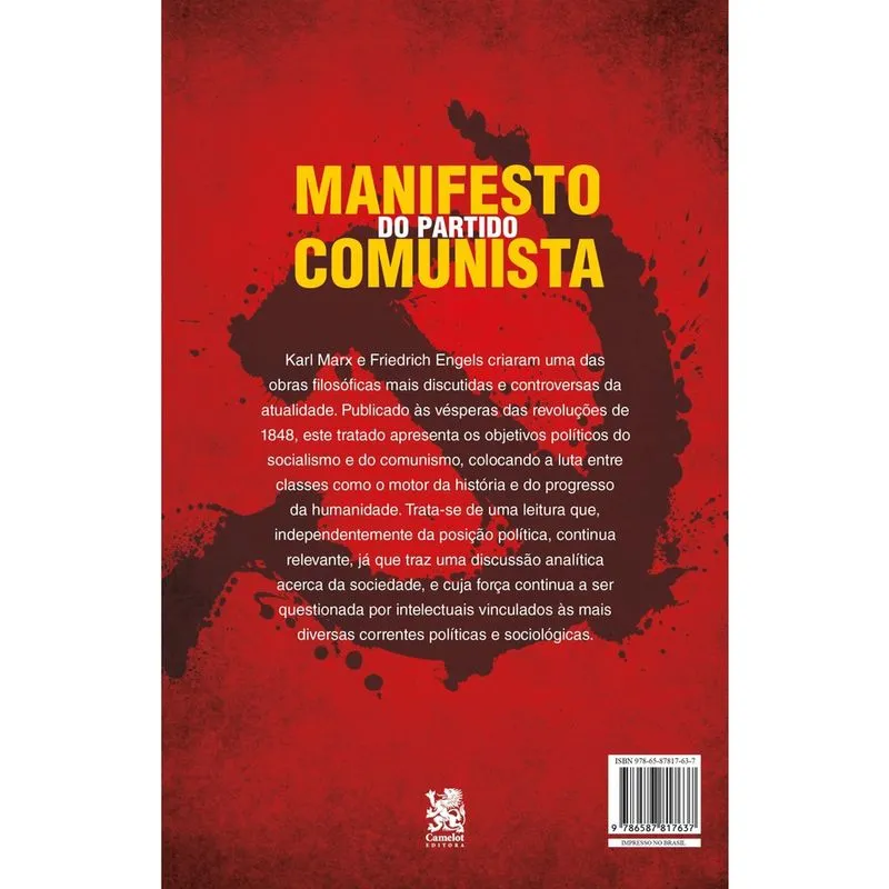 Livro - Manifesto do Partido Comunista: Edição exclusiva com prefácio de Luiz Felipe Pondé