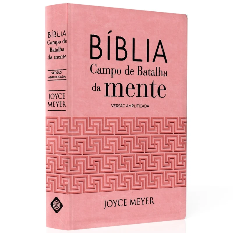 Bíblia Campo de Batalha da Mente | NVA | Letra Normal | Capa Luxo Rosa
