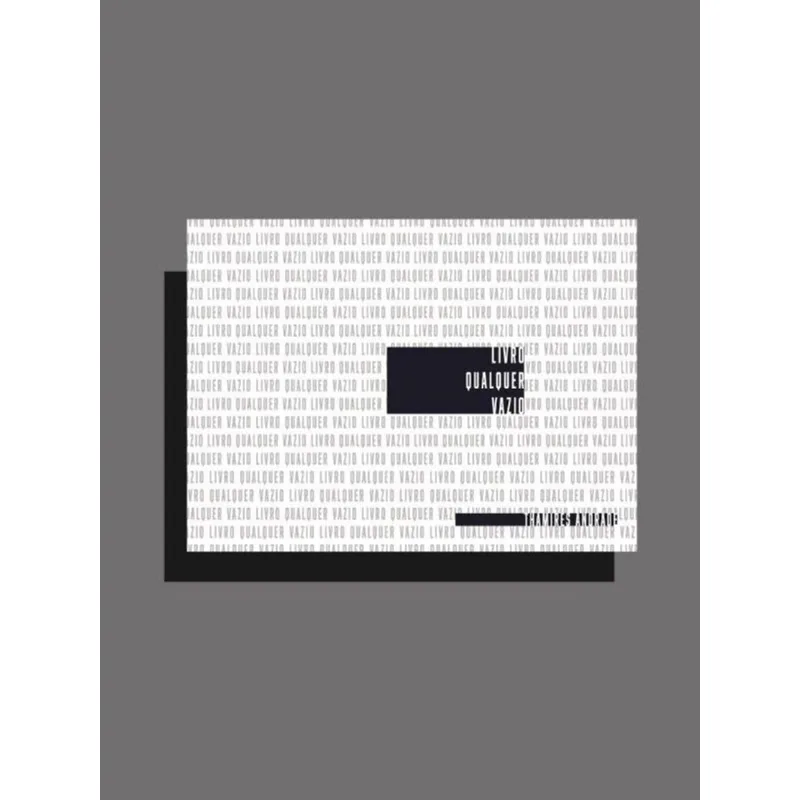 LIVRO QUALQUER VAZIO
