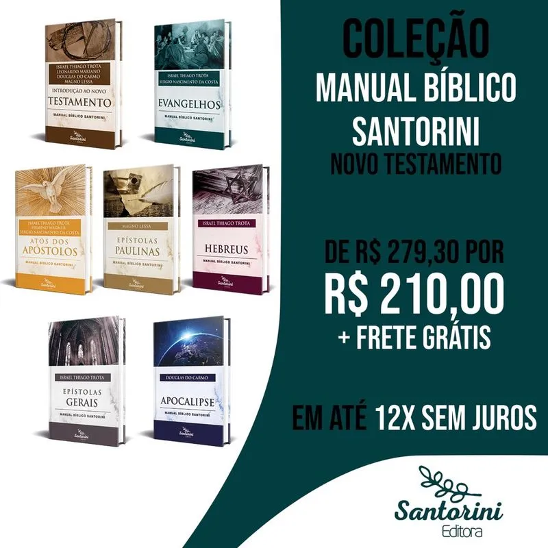 Coleção Manual Bíblico Santorini - Novo Testamento