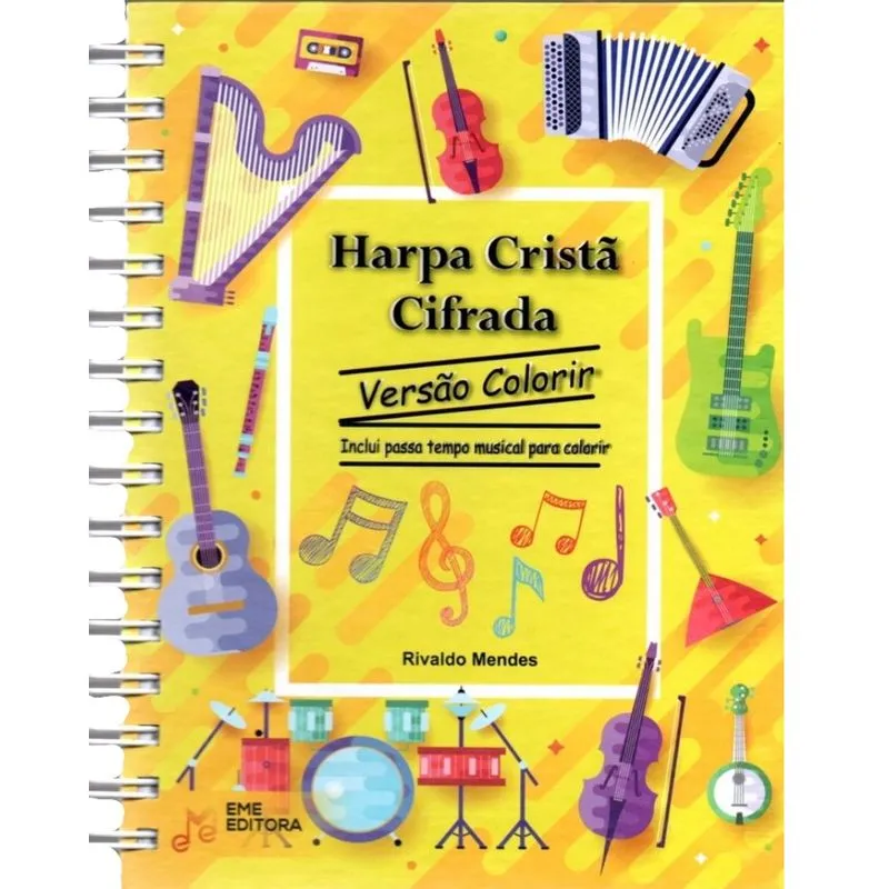 Harpa Cristã Cifrada - Versão Colorir Eme Editora