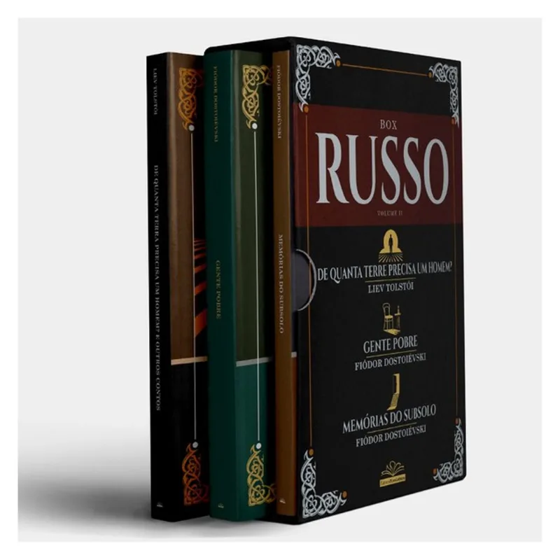 COLEÇÃO CLÁSSICOS RUSSOS VOL. II | BOX COM 3 LIVROS