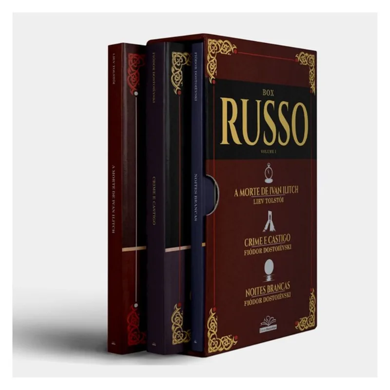 COLEÇÃO CLÁSSICOS RUSSOS VOL. I | BOX COM 3 LIVROS