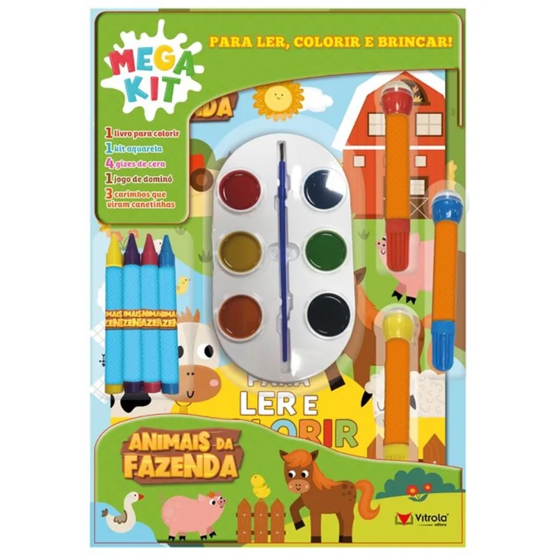 SUPER COLOR PACK - ANIMAIS DA FAZENDA
