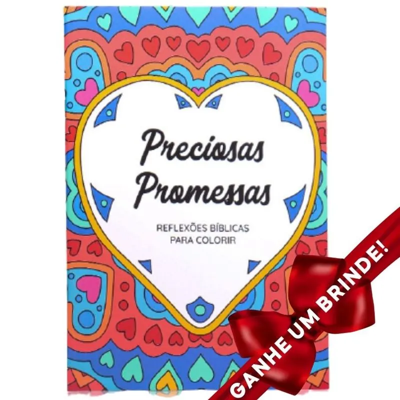 Livro Para Colorir Infantil Desenhos Da Bíblia Promessas Atividade