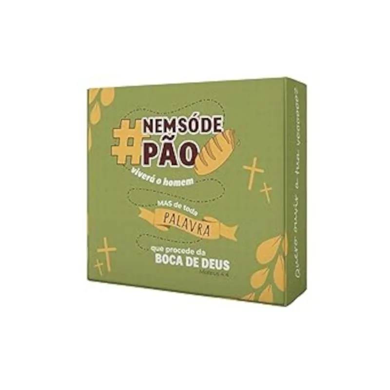 Livro/caixinha - #Nem só de pão