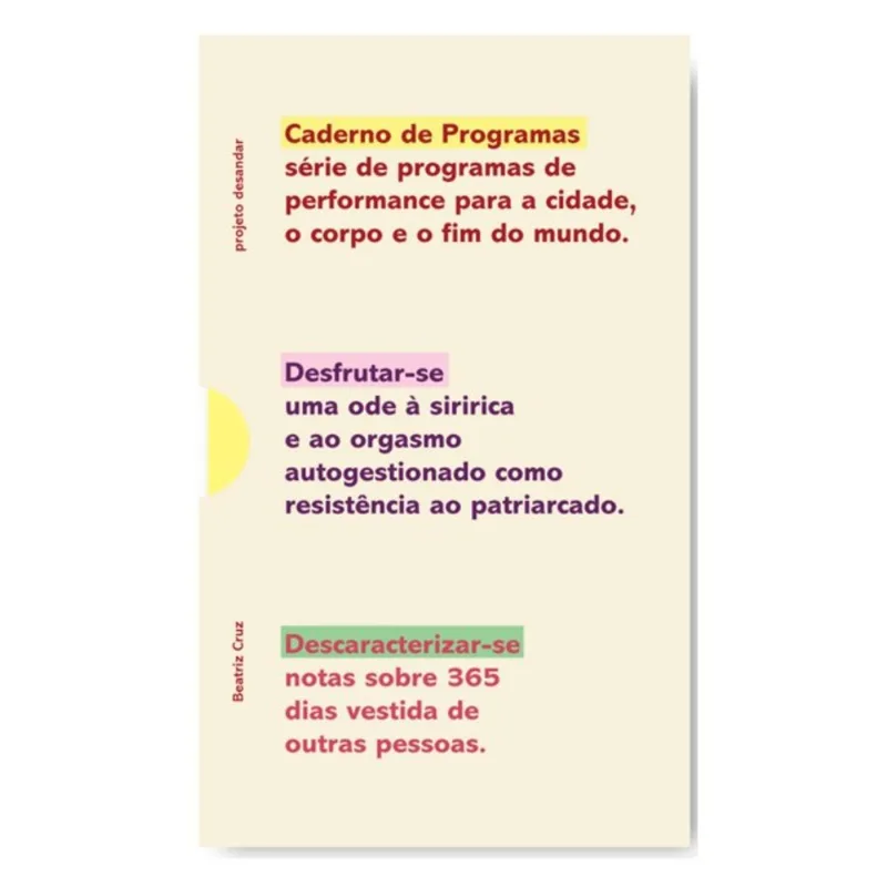 COLEÇÃO PROJETO DESANDAR