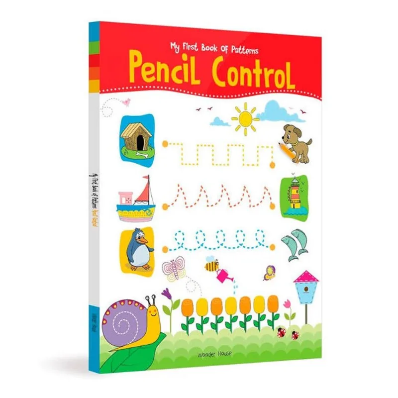 MY FIRST BOOK OF PATTERNS PENCIL CONTROL - PATTERNS PRACTICE BOOK FOR KIDS