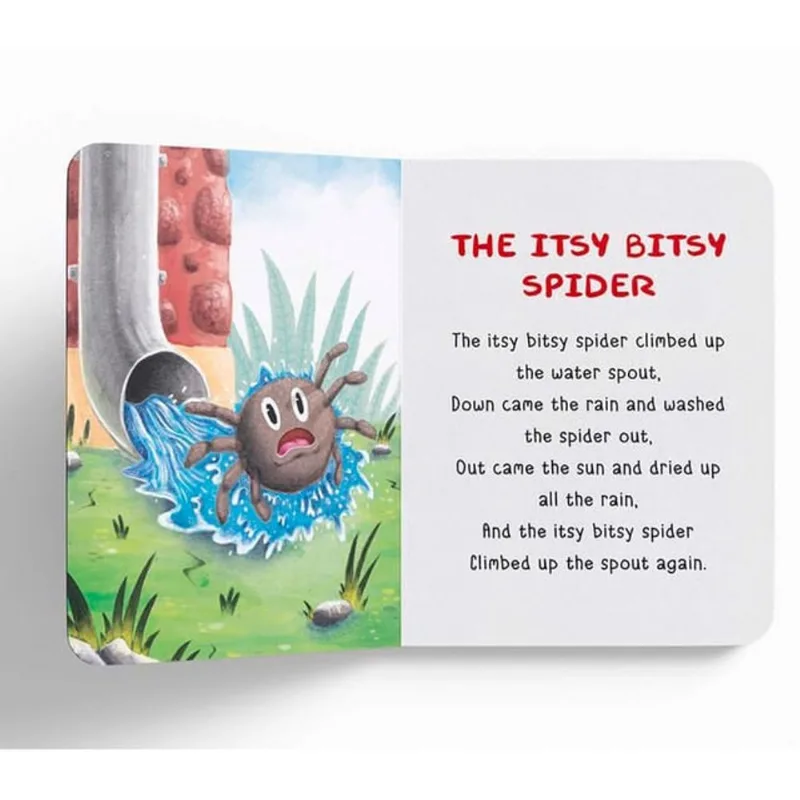 Nursery Rhymes Board Book My First Book Series - Illustrated Classic Nursery Rhymes