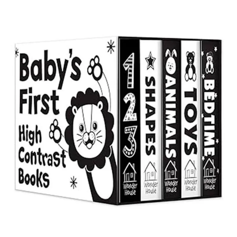 BABY’S FIRST HIGH-CONTRAST BOOKS: BOXED SET OF 5