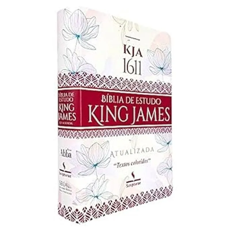 Bíblia de Estudo King James Atualizada - Flora