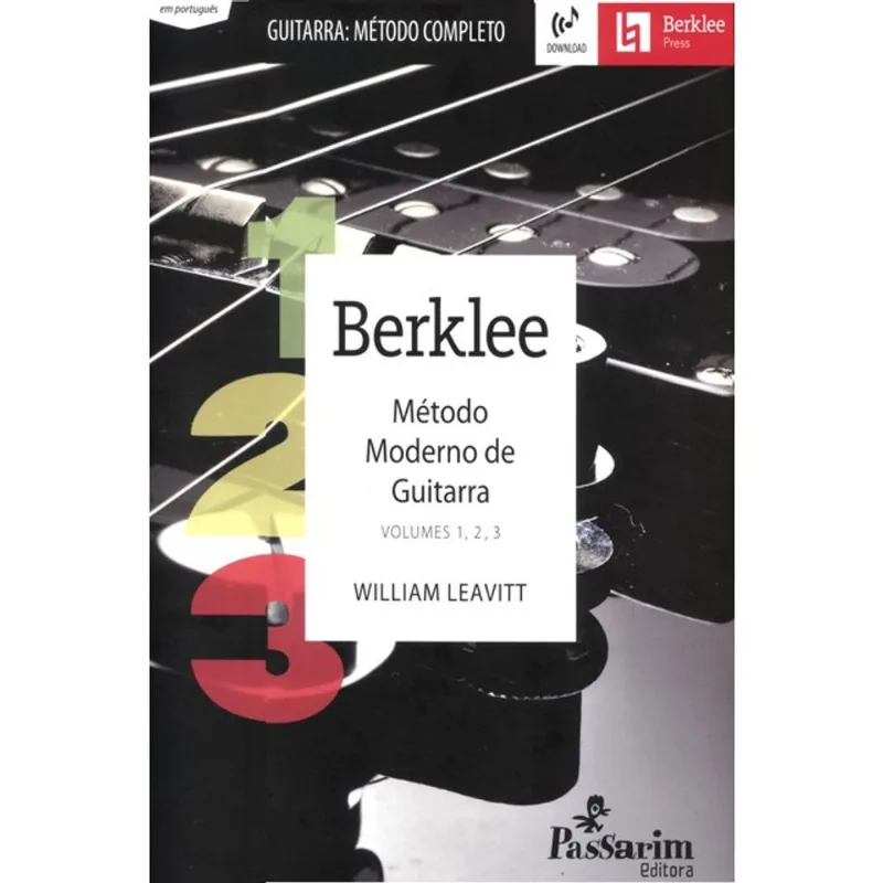 MÉTODO MODERNO DE GUITARRA - VOLUMES 1, 2 E 3