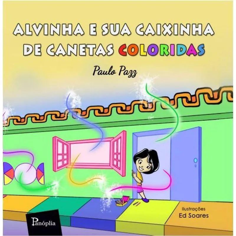 Alvinha E Sua Caixinha De Canetas Coloridas