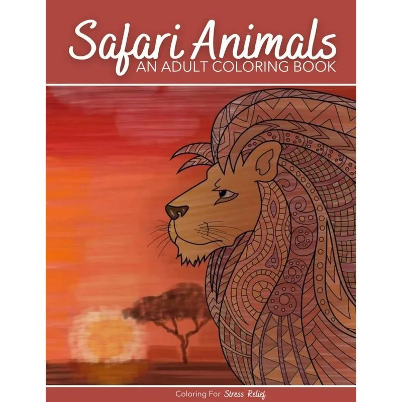 Safari Animals Coloring Book