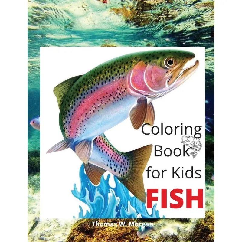 Fish Coloring Book for Kids