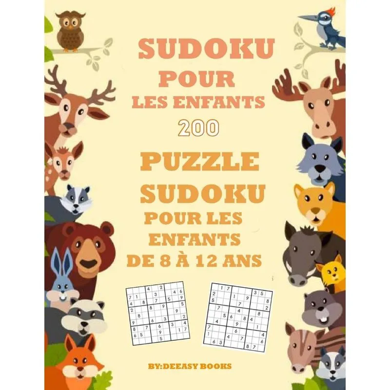 Livre de Sudoku pour les enfants