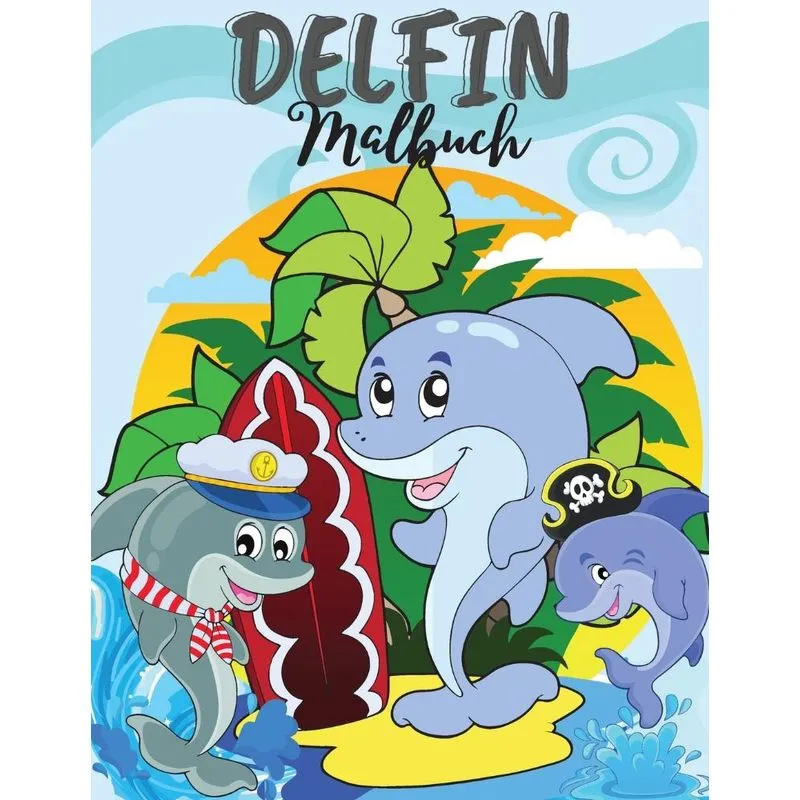 Delphin Malbuch