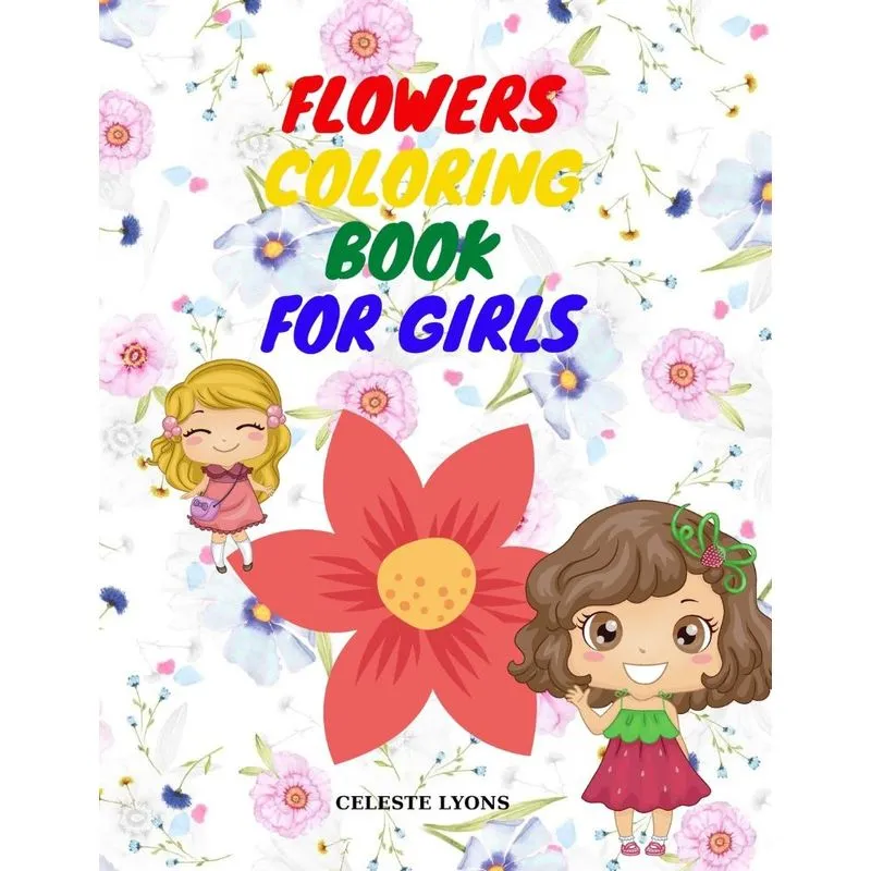 Flowers Coloring Book for Girls