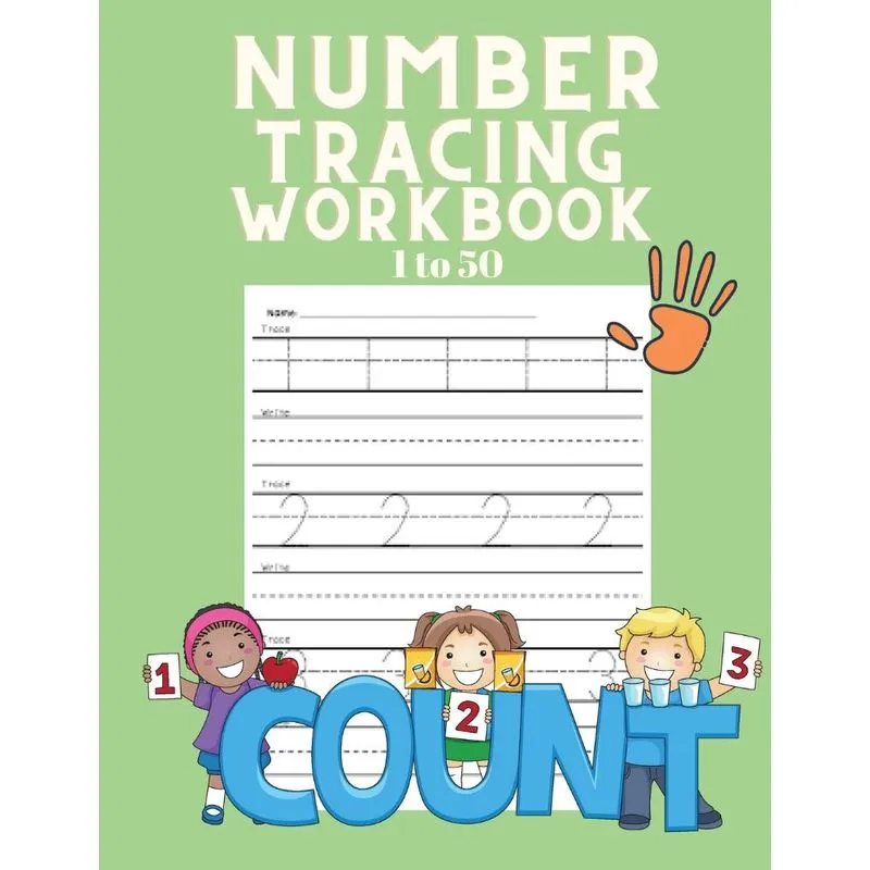 Number Tracing Workbook 1-50