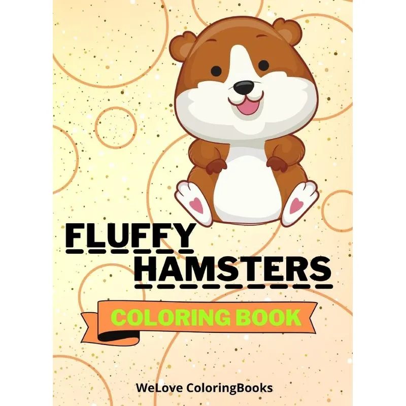 Fluffy Hamsters Coloring Book