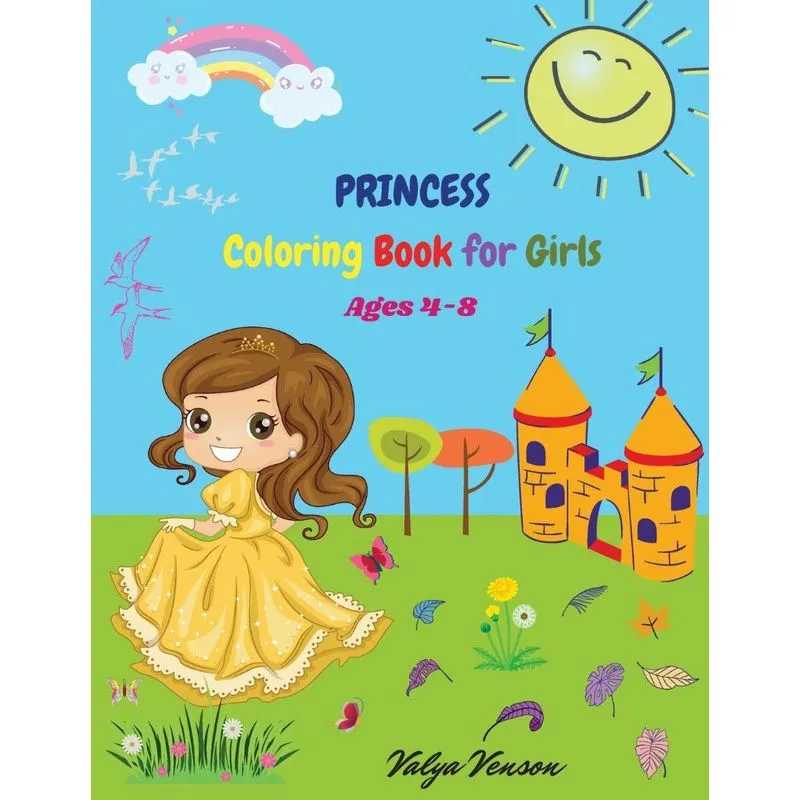 Princess coloring book for girls